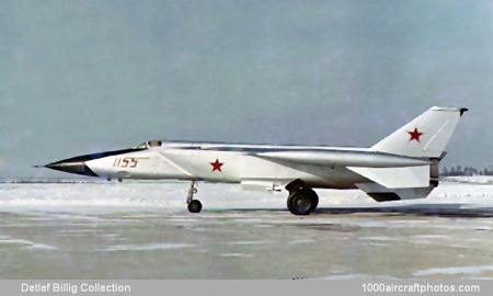 Mikoyan and Gurevich Ye-155R