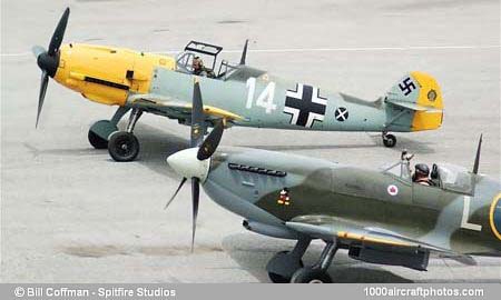 Messerschmitt Bf 109 E-4 & Supermarine 361 Spitfire LF.Mk.IX