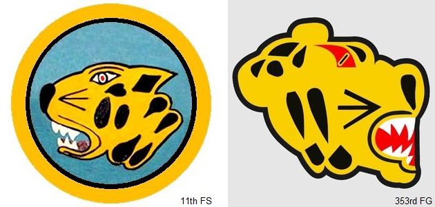 11th FS & 343 FG emblems