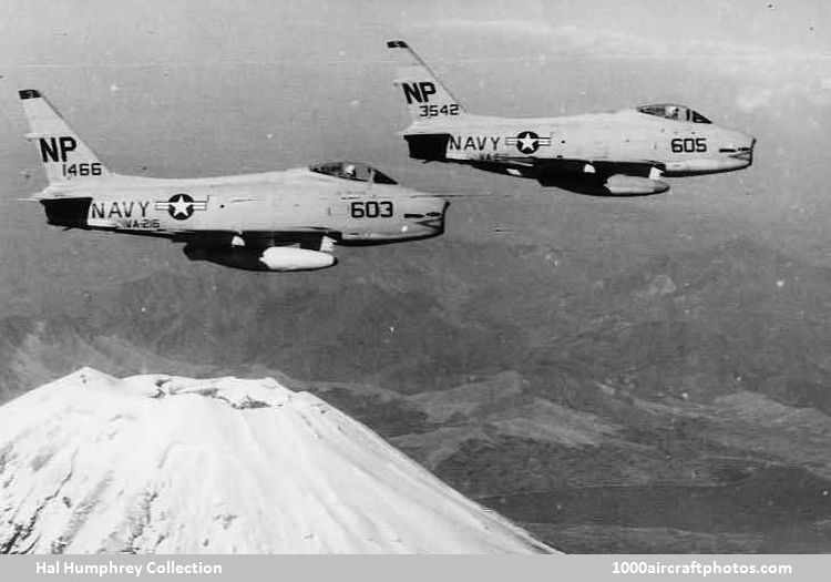 North American NA-209 & NA-244 FJ-4B Fury