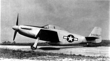 North American NA-105 XP-51F Mustang 43-43332 cn 105-26883