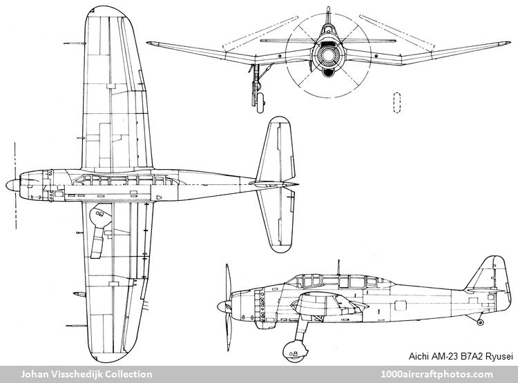Aichi AM-23 B7A2 Ryusei
