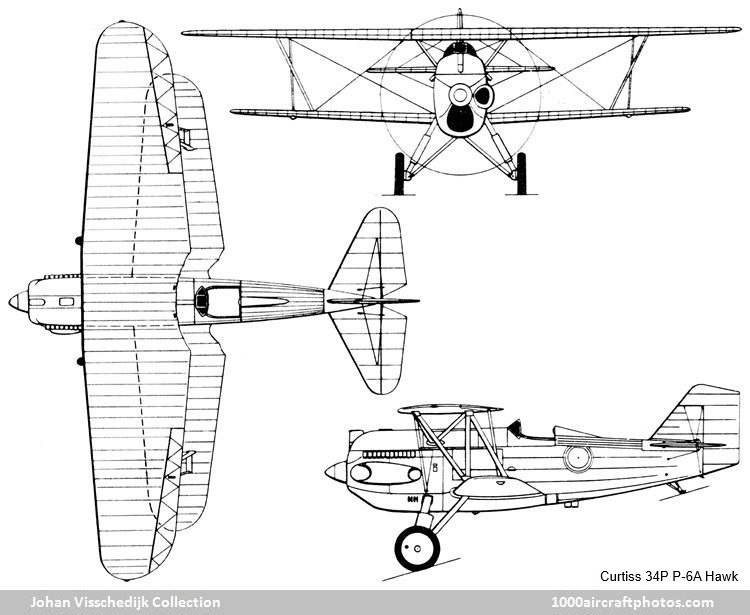 Curtiss 34P P-6A Hawk