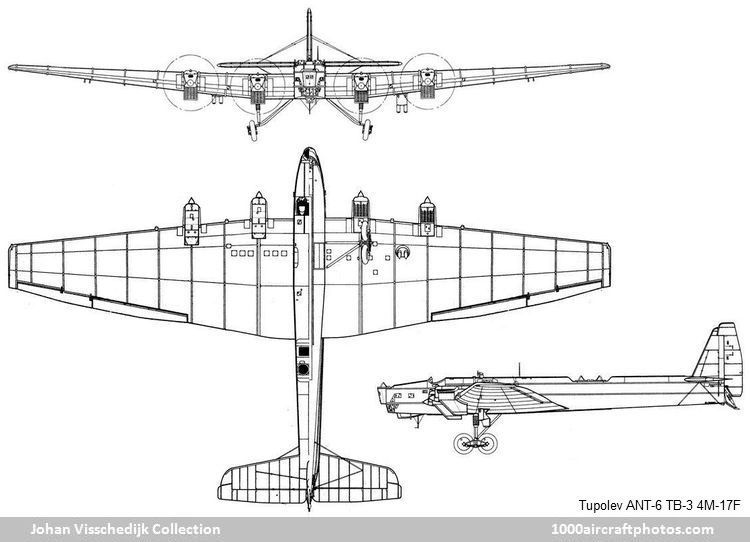 Tupolev ANT-6 TB-3 4M-17F