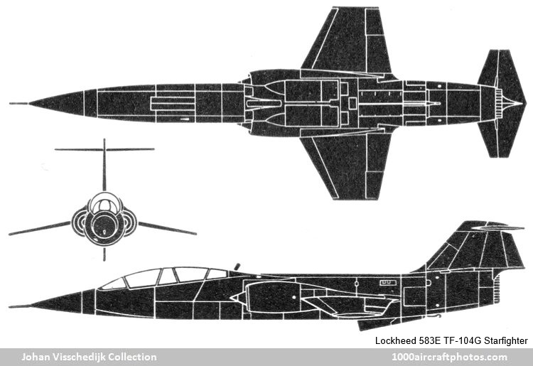 Lockheed 583E TF-104G Starfighter