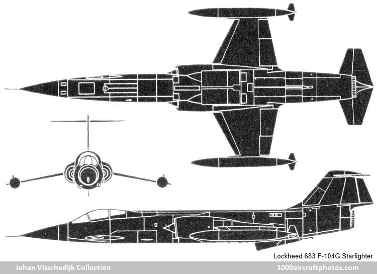 Lockheed 683 F-104G Starfighter
